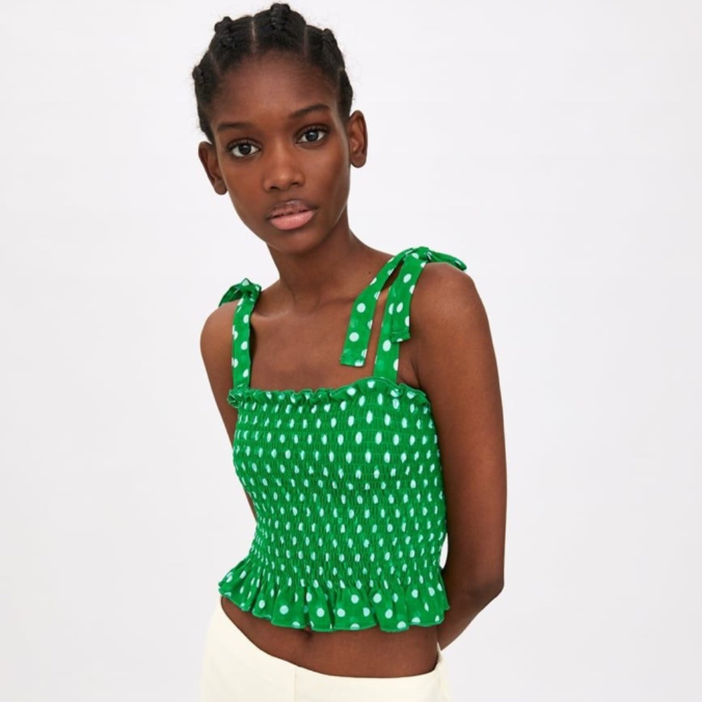 Zara Polka Dot Tank Top